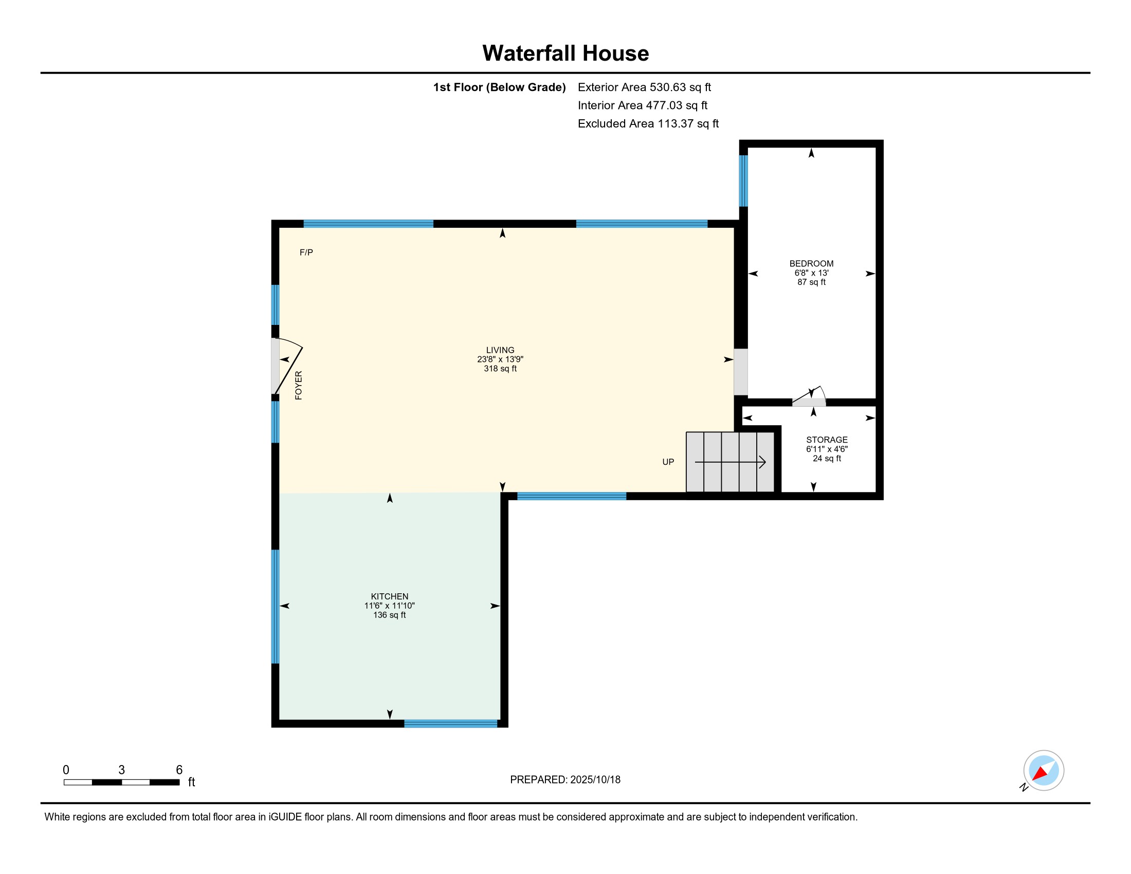 Floor plan of a versatile house layout with multiple rooms and stairs.